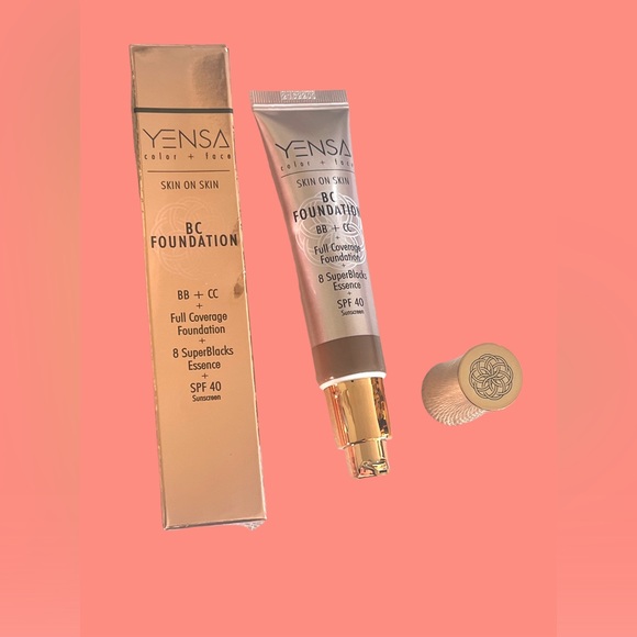 YENSA BC Foundation in Deep Warm BB + CC Full Coverage 1.08 oz / 32mL Full Size - Picture 1 of 16